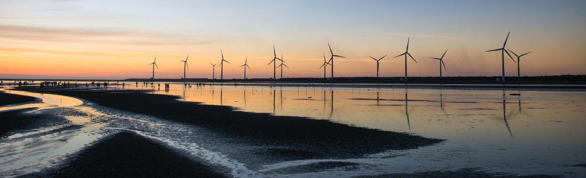 Picture of offshore windfarm